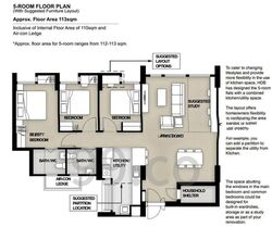 Blk 306B Parc Clover @ Tengah (Tengah), HDB 5 Rooms #586103551